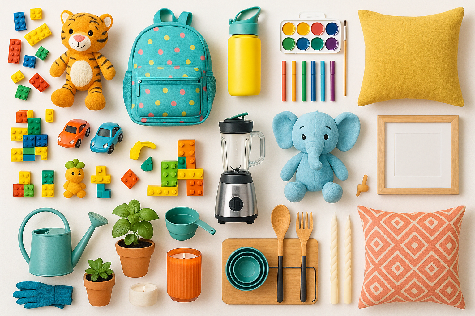 toys,kitchen gadgets,kids,garden,home